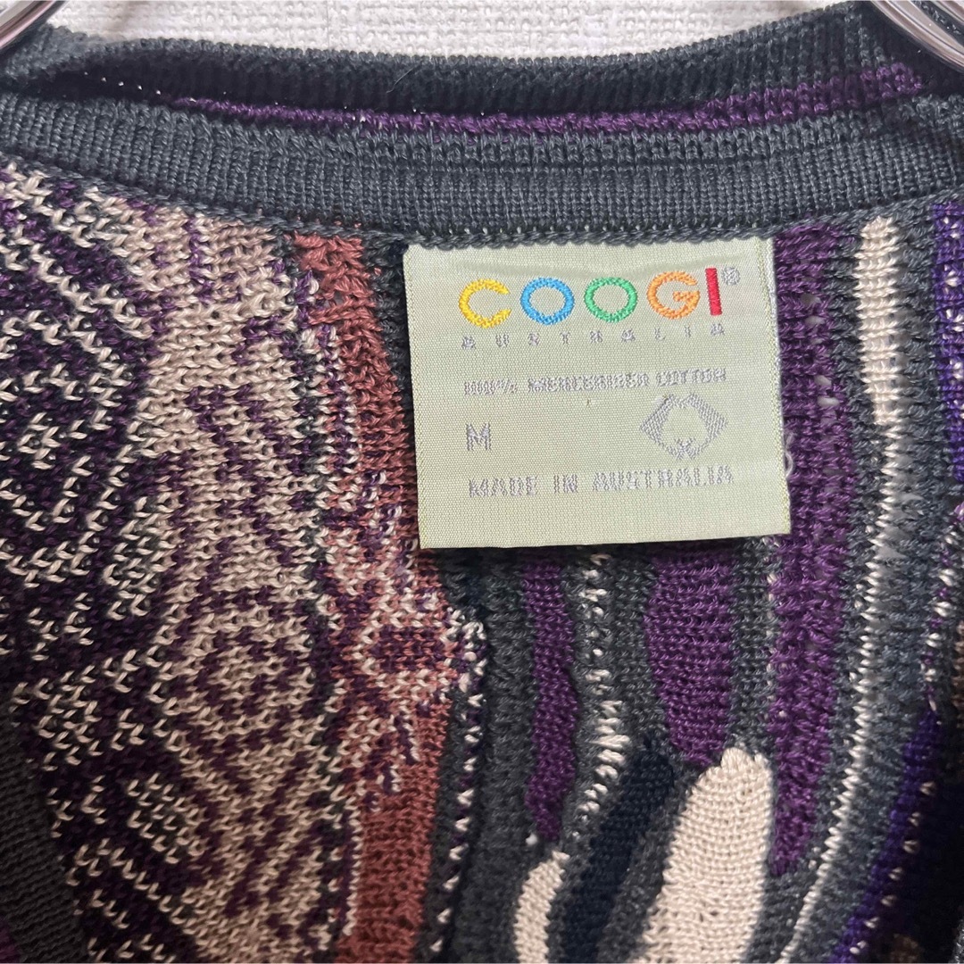 COOGI クージー 3Dニット ロングカーディガン カーディガン Mサイズ