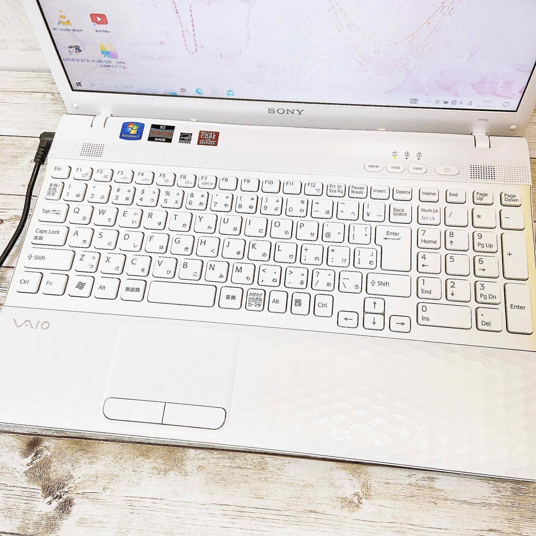 1台限定✨VAIO☘メモリ8GB‼超大容量！カメラ/すぐ使えるノートパソコン✨