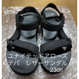 テバ(Teva)のユナイテッドアローズ　テバ　レザーサンダル　23㎝(サンダル)