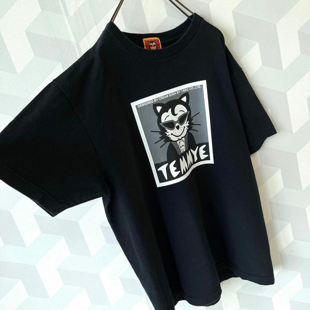 【希少】XL クリームソーダ 50th アニバーサリー Tシャツ ティミー 黒