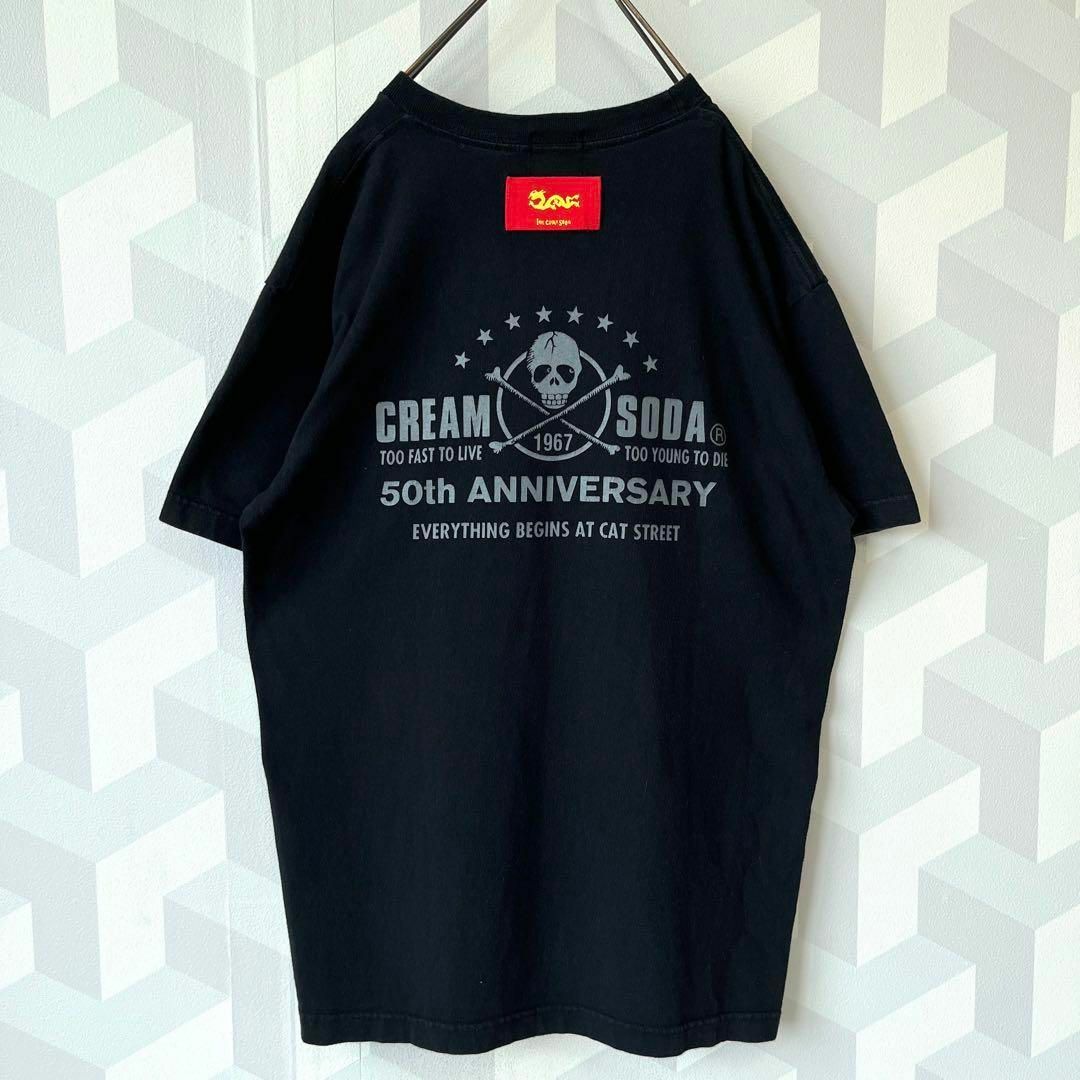 【希少】XL クリームソーダ 50th アニバーサリー Tシャツ ティミー 黒