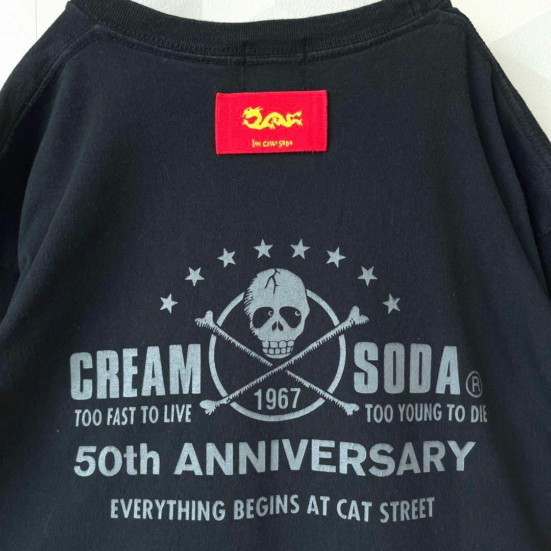 【希少】XL クリームソーダ 50th アニバーサリー Tシャツ ティミー 黒