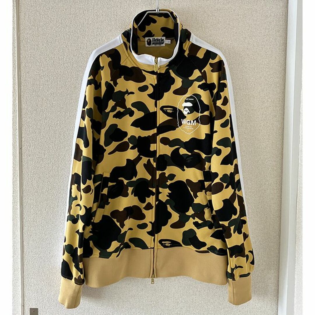 bape 1st camo track jacket L エイプ カモ 猿 迷彩