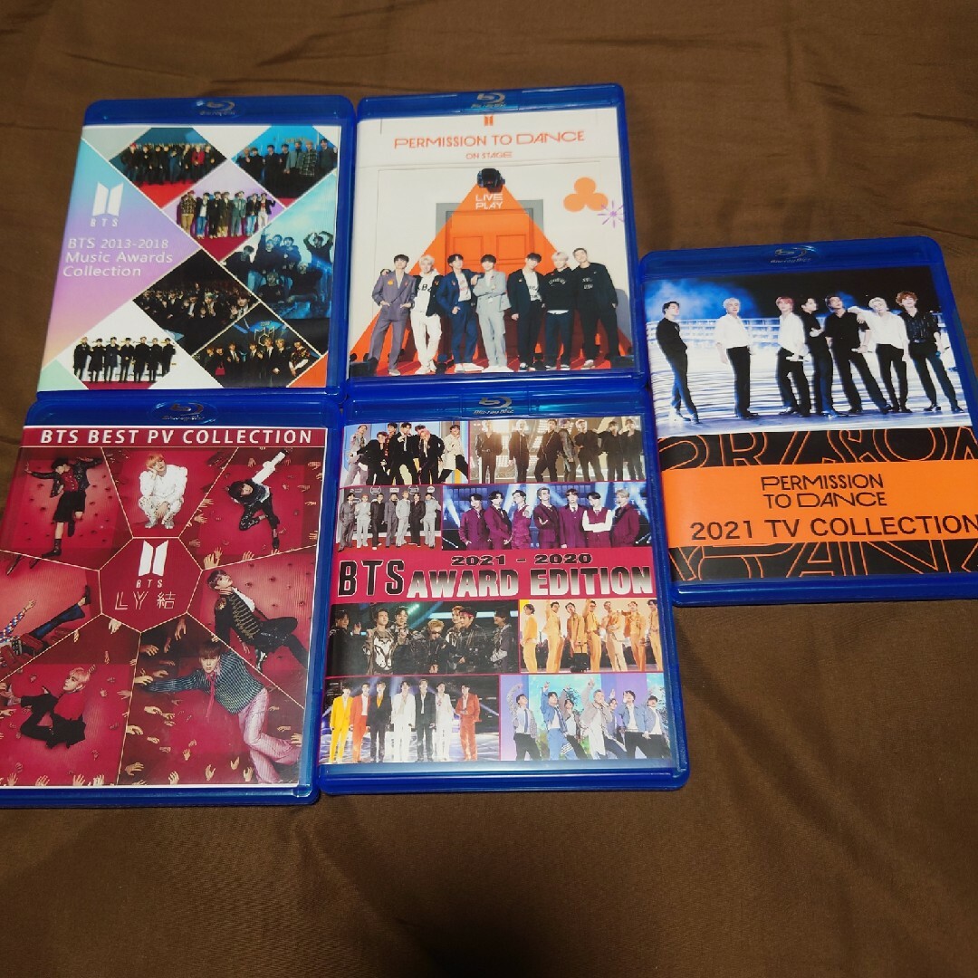 BTS 　Blu-ray　まとめ売り　5枚セット