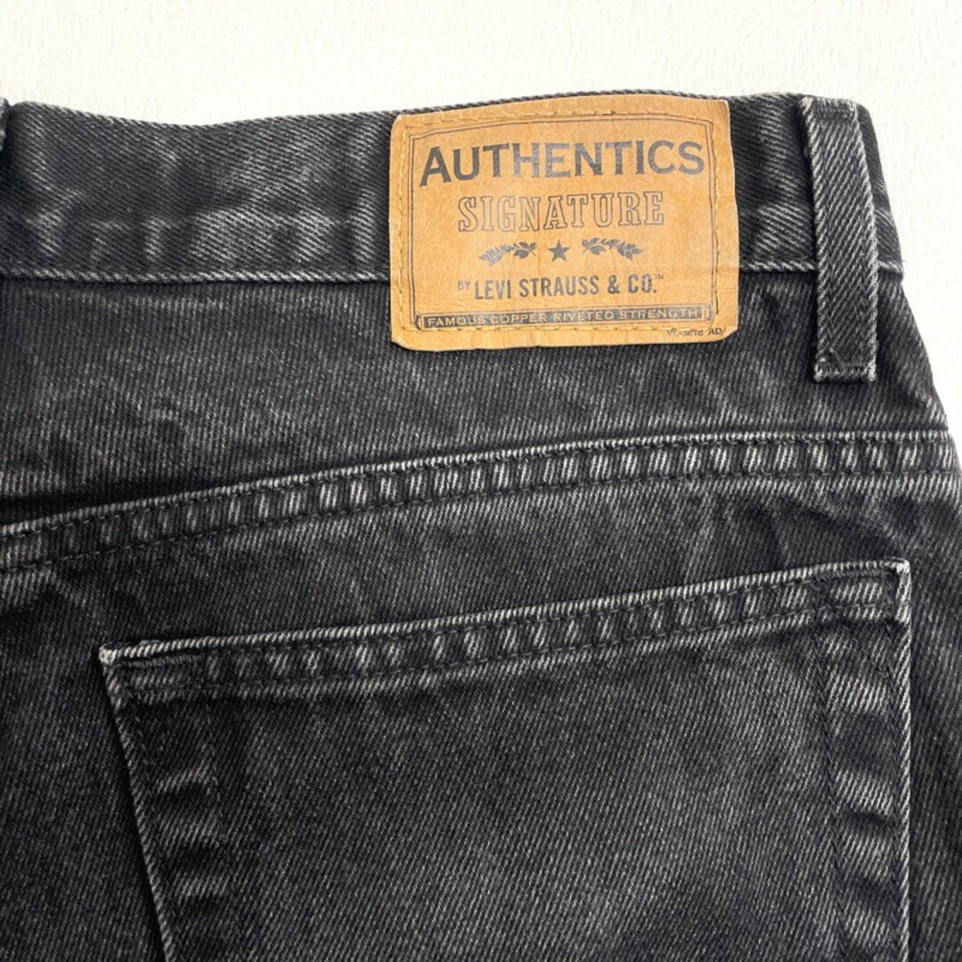 US古着 リーバイス LEVI STRAUSS SIGNATURE ブラックデニム パンツ Regular サイズ：W32 L30.5 【中古】