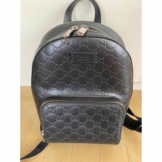 グッチ(Gucci)のGUCCI グッチ バックパック グッチシマ 450967 リュック レザー(リュック/バックパック)