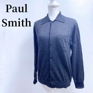 ポールスミス(Paul Smith)のポールスミスPaul Smithメンズライトニットシャツカーディガンブラック黒(ニット/セーター)