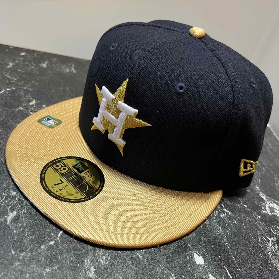 【激レア】NEW ERA アストロズ 59fifty 紺 × 金