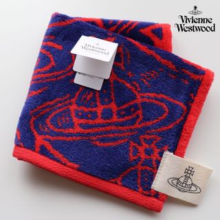 ヴィヴィアンウエストウッド(Vivienne Westwood)の⭐新品タグ付き ヴィヴィアンウエストウッド タオルハンカチ【オーブ柄】⭐(ハンカチ)