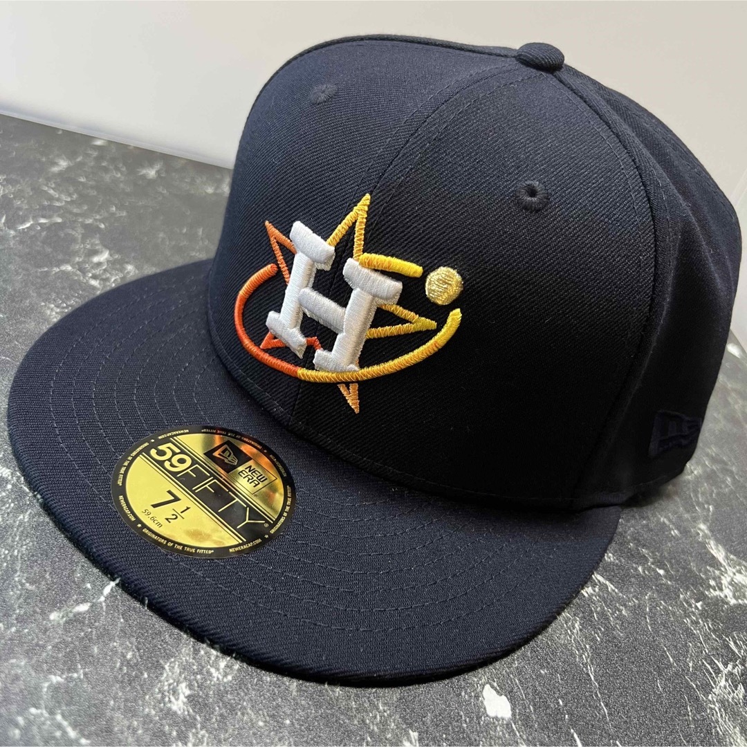 【激レアカスタム】NEW ERA アストロズ 59fifty 紺 × 金