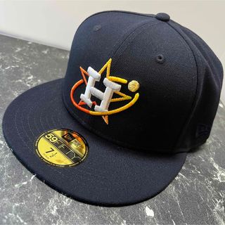 ニューエラー(NEW ERA)の【激レアカスタム】NEW ERA アストロズ 59fifty 紺 × 金(キャップ)