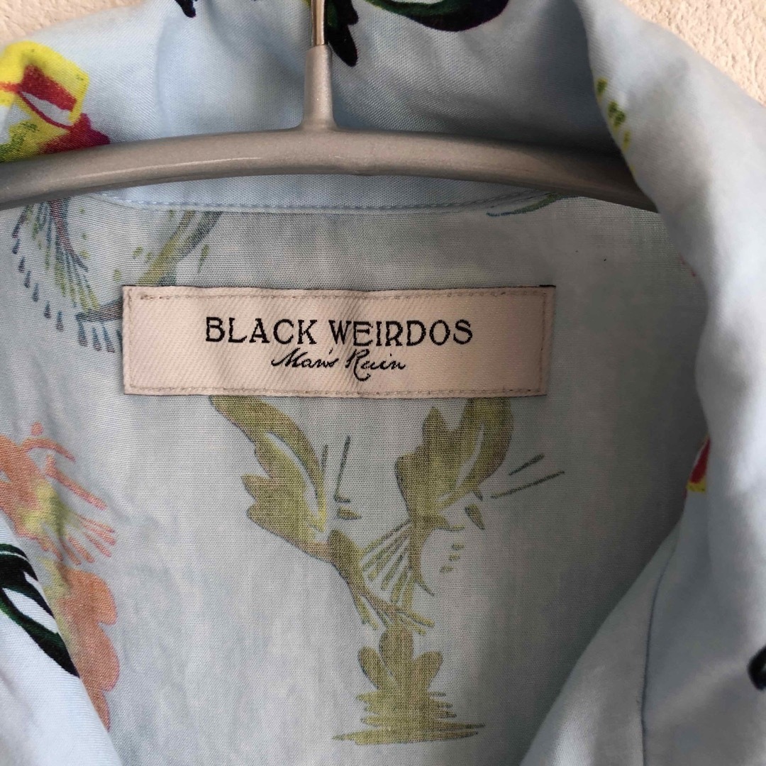 Black Weirdos 　fuck you 花文字 アロハシャツ レディースのトップス(シャツ/ブラウス(半袖/袖なし))の商品写真