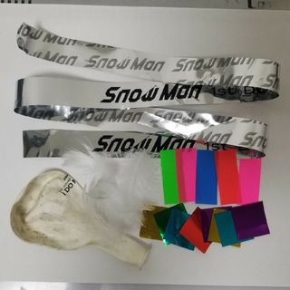 スノーマン(Snow Man)のSnowManドーム　風船　銀テ　セット(アイドルグッズ)