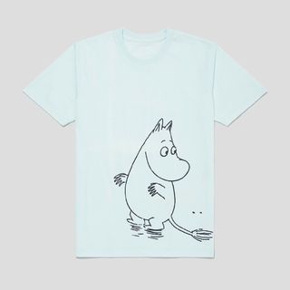 グラニフ(Design Tshirts Store graniph)の新品未使用！グラニフ ムーミン ブルー メンズ Lサイズ Tシャツ(Tシャツ/カットソー(半袖/袖なし))