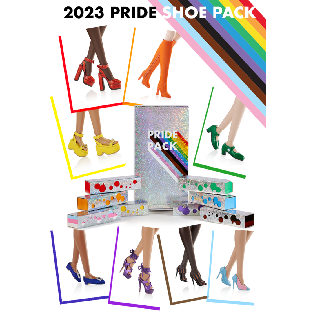 FASHION ROYALTY 最新 2023 PRIDE PACK 靴８足