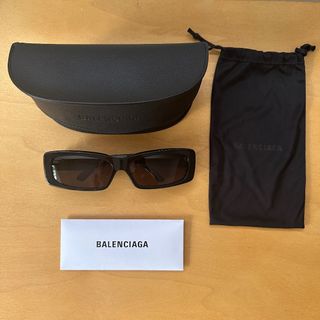 バレンシアガ(Balenciaga)のBALENCIAGA OVER SIZE RECTANGLE black(サングラス/メガネ)