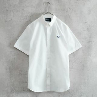 FRED PERRY - 激レア ☆FRED PERRY 白 ホワイト 半袖 ボタンシャツ