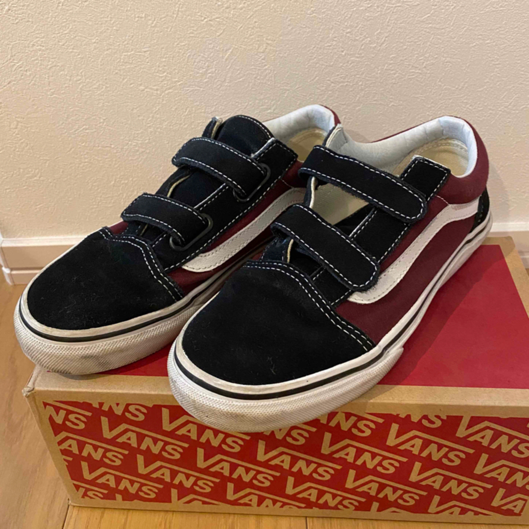 OLD SKOOL（VANS）(オールドスクール)の美品　VANS  kids  キッズ　old skool  v  キッズ/ベビー/マタニティのキッズ靴/シューズ(15cm~)(スニーカー)の商品写真