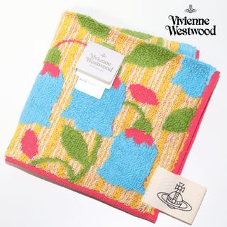 ヴィヴィアンウエストウッド(Vivienne Westwood)の⭐新品タグ付き ヴィヴィアンウエストウッド タオルハンカチ【オーブ柄】⭐(ハンカチ)