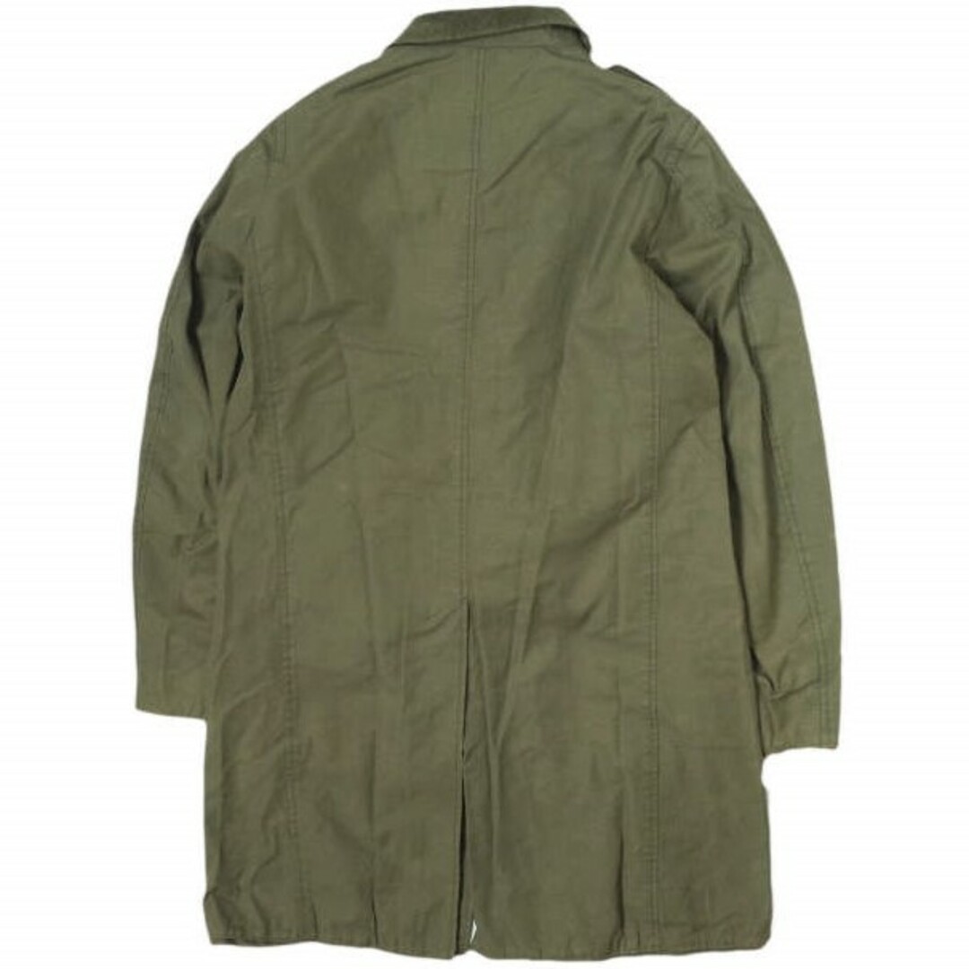 nonnative ノンネイティブ 日本製 OFFICER COAT - C/P TWILL WAX COATED ワックスコーティング オフィサーコート NN-J1901 0 OLIVE ステンカラー ミリタリー アウター【nonnative】