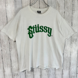 STUSSY - stussy ステューシー Tシャツ L センターロゴ アーチロゴ ...