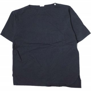 コモリ(COMOLI)のCOMOLI コモリ 日本製 ボートネック半袖シャツ M01-05006 3 NAVY Tシャツ トップス【中古】【COMOLI】(Tシャツ/カットソー(半袖/袖なし))