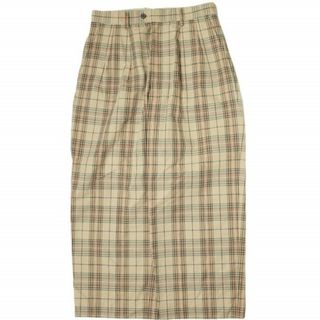 マッキントッシュフィロソフィー(MACKINTOSH PHILOSOPHY)のMACKINTOSH PHILOSOPHY マッキントッシュフィロソフィー 日本製 タータンチェック2タックパンツ H8R08-320-40 5(M) ベージュ ワイド ボトムス【中古】【MACKINTOSH PHILOSOPHY】(その他)