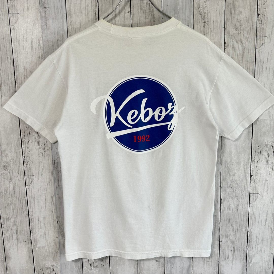 高質 ケボズ Keboz Tシャツ プリントロゴ ワンポイントロゴ バックロゴ