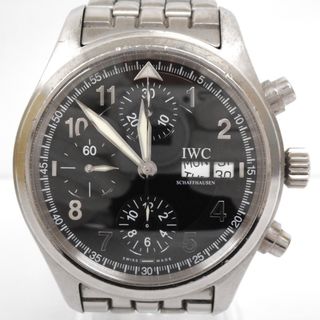 インターナショナルウォッチカンパニー(IWC)のインターナショナルウォッチカンパニー 腕時計 スピットファイアー クロノグラフ 自動巻 黒文字盤 SS ID330531 中古(腕時計(アナログ))