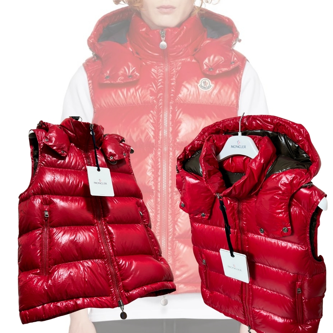 ☆未使用・本物保証☆MONCLER BORMES ダウンベスト 4 紺色　XL