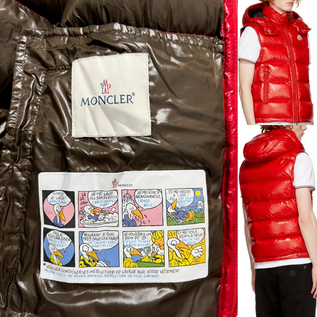 ☆未使用・本物保証☆MONCLER BORMES ダウンベスト 3 レッド色　L