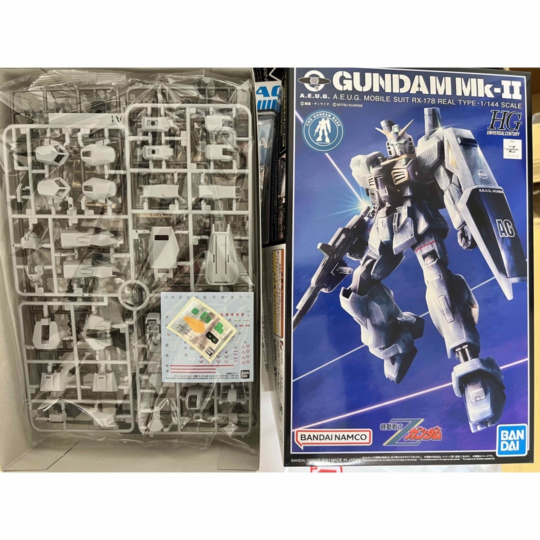 BANDAI(バンダイ)のガンダムベース限定　ガンダムMARKII hg real type 1/144 エンタメ/ホビーのおもちゃ/ぬいぐるみ(模型/プラモデル)の商品写真