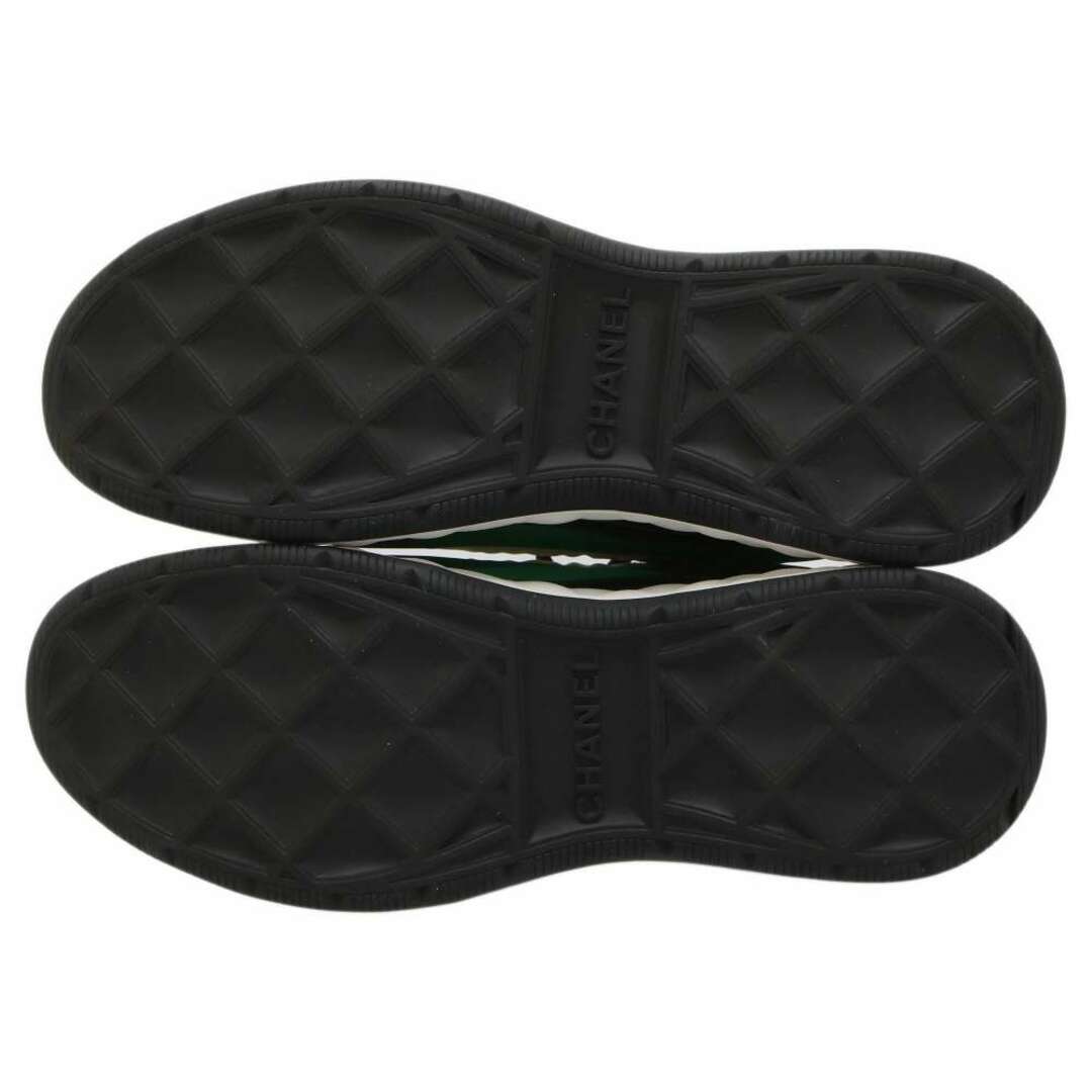 CHANEL - シャネル スニーカー ココマーク ナイロン レザー メンズ