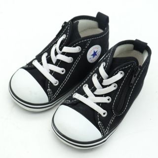 コンバース(CONVERSE)のコンバース スニーカー ベビーオールスター キッズ 子供靴 シューズ 靴 黒 ユニセックス ベビー 男の子用 14cmサイズ ブラック CONVERSE(スニーカー)