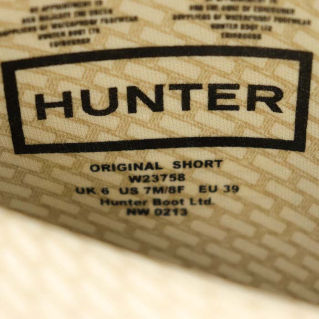 ハンター レインブーツ hunter ラバーブーツ 長靴 サイズ6/25.0cm