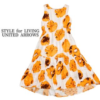 ユナイテッドアローズ(UNITED ARROWS)のSTYLE for LIVING UNITED ARROWS 花柄 ワンピース(ロングワンピース/マキシワンピース)