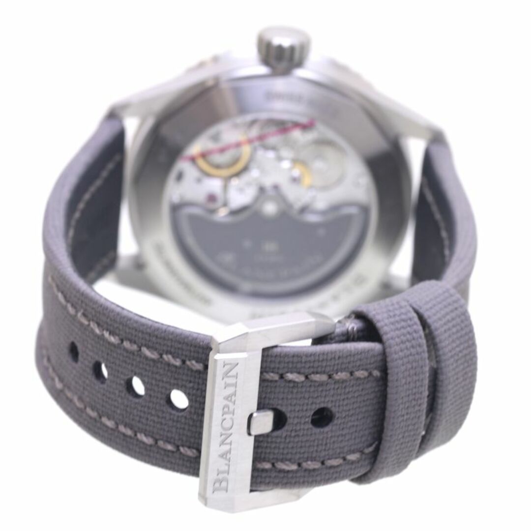 ブランパン Blancpain フィフティ ファゾムス 5000-1210-G52A【'22年購入】チタン × セイルキャンバス  メンズ / 39018【腕時計】