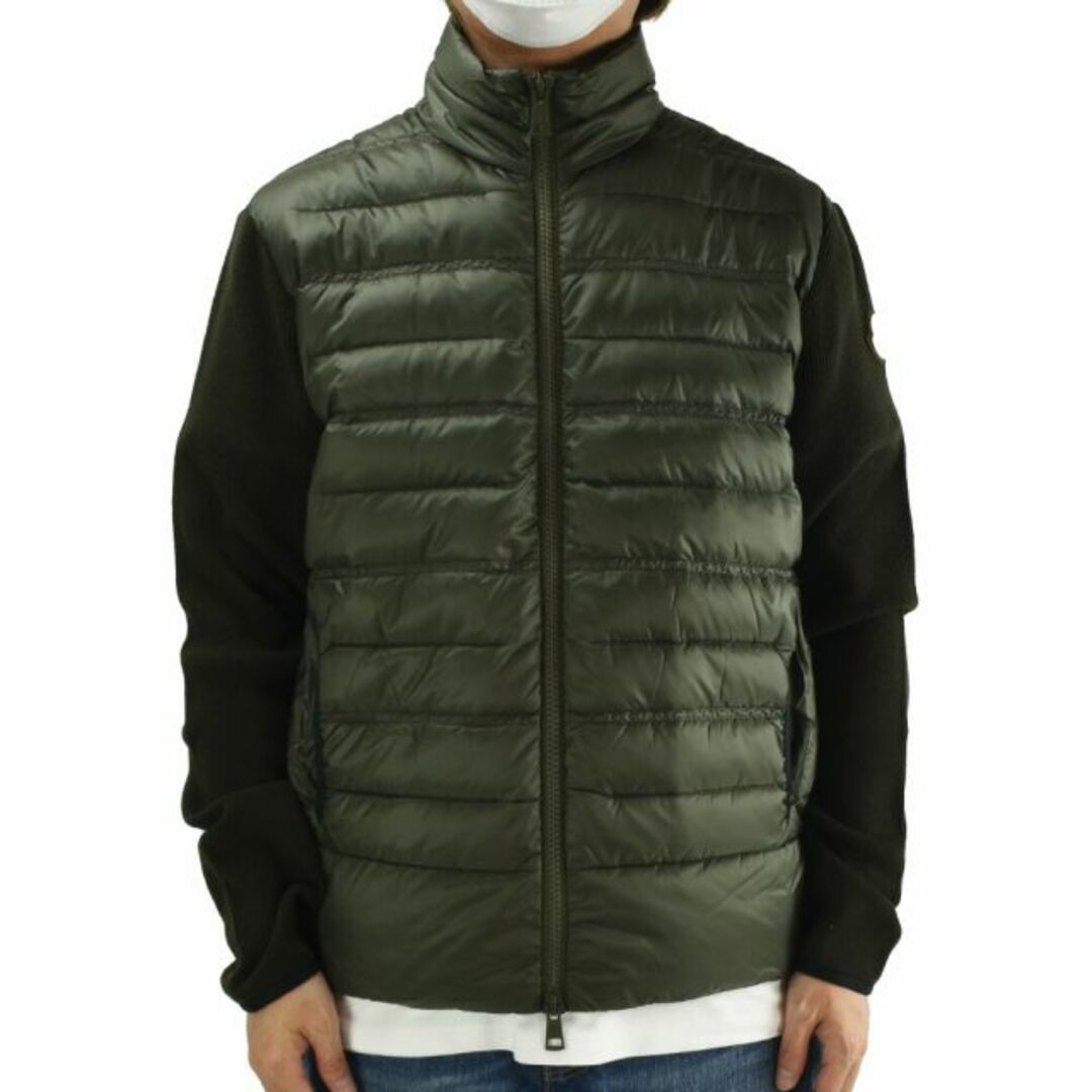 MONCLER(モンクレール)の【GREEN】モンクレール ダウン入りカーディガン メンズのトップス(カーディガン)の商品写真