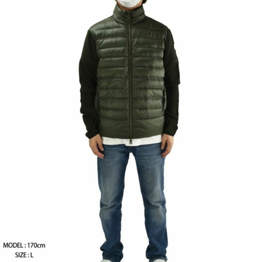 MONCLER(モンクレール)の【GREEN】モンクレール ダウン入りカーディガン メンズのトップス(カーディガン)の商品写真