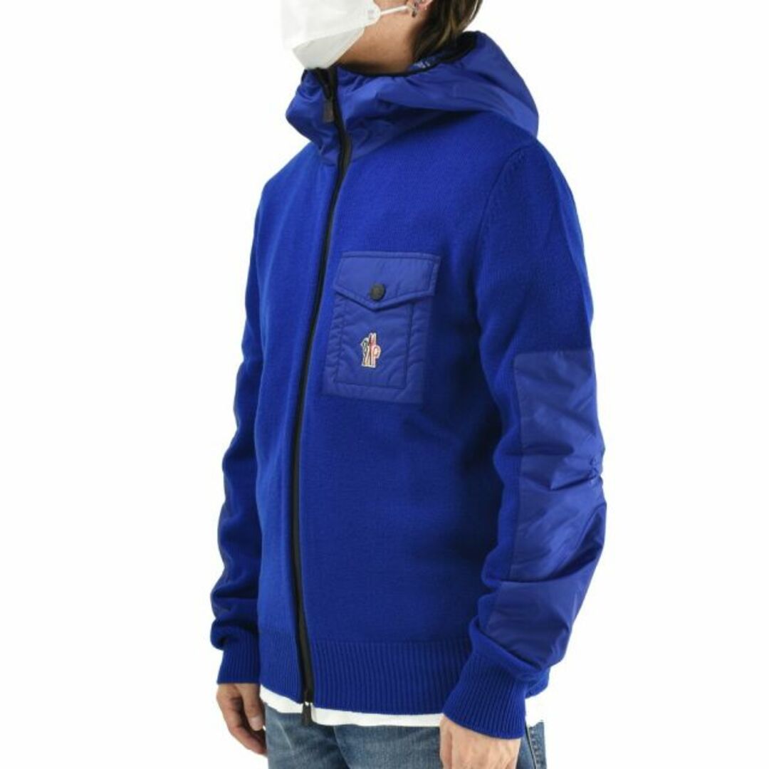 MONCLER(モンクレール)の【BLACK】モンクレール フード付きカーディガン メンズのトップス(カーディガン)の商品写真