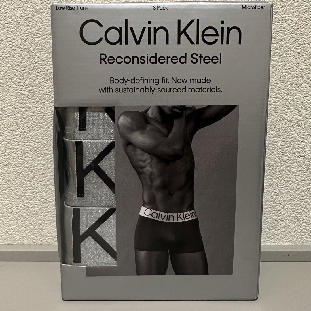 Calvin Klein(カルバンクライン)の訳あり USサイズS Calvin Klein ボクサーパンツ  NB3074 メンズのアンダーウェア(ボクサーパンツ)の商品写真