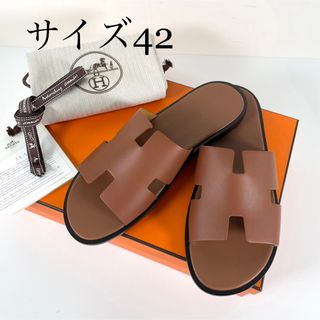 エルメス(Hermes)の【新品】エルメス メンズ サンダル イズミール ゴールド 26.5cm(サンダル)