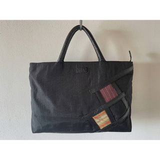 IBIZA - 極美品◎日本製 IBIZA イビサ ナイロン×レザーハンドバッグ 黒 ...