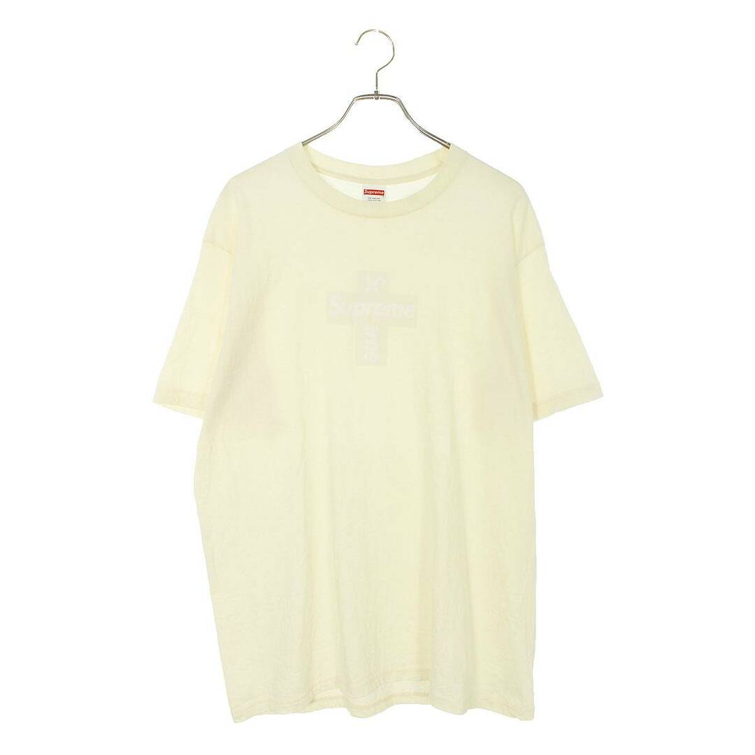 Tシャツ/カットソー(半袖/袖なし)シュプリーム  20AW  Cross Box Logo Tee クロスボックスロゴTシャツ  メンズ L