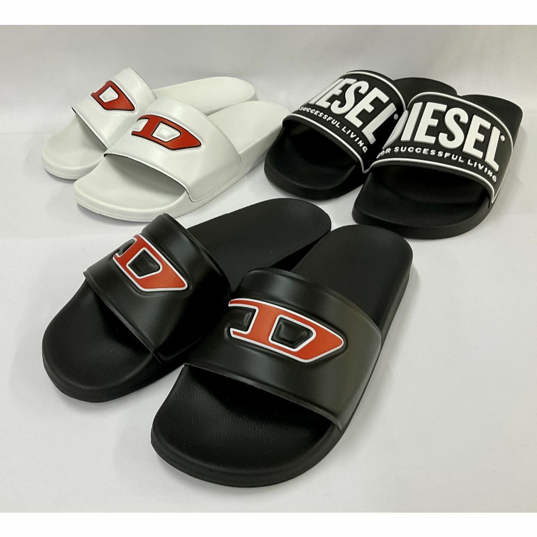 DIESEL - ディーゼル レディース サンダル 2123 24.0cm ブラック 新品