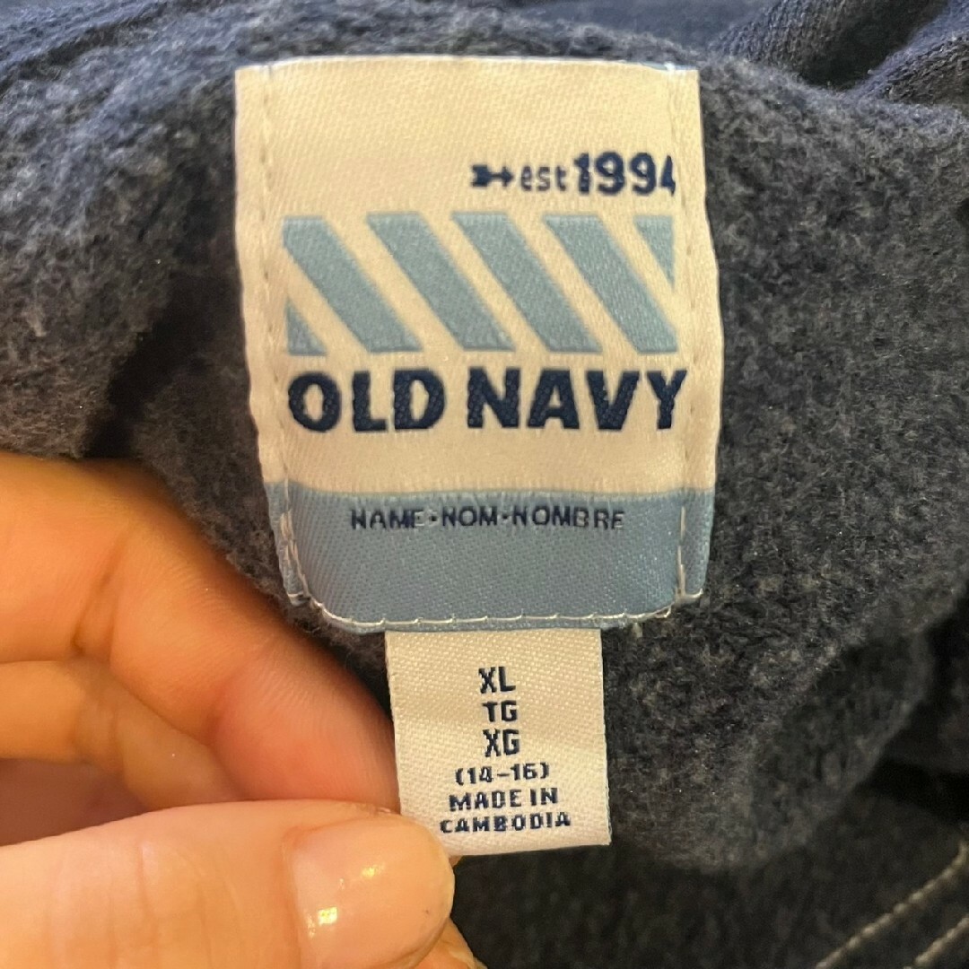 Old Navy(オールドネイビー)のOldnavy オールドネイビー　ジップアップパーカー レディースのトップス(パーカー)の商品写真