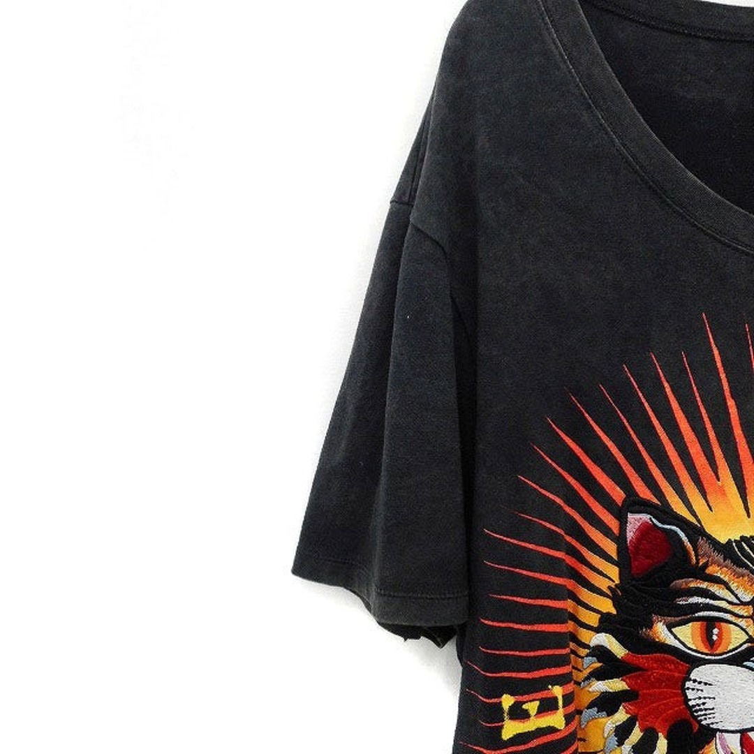 グッチ GUCCI 国内正規品 タグ付き タイガー刺繍 Tシャツ 半袖 グッチ GUCCI 国内正規品 タグ付き タイガー刺繍 Tシャツ 半袖