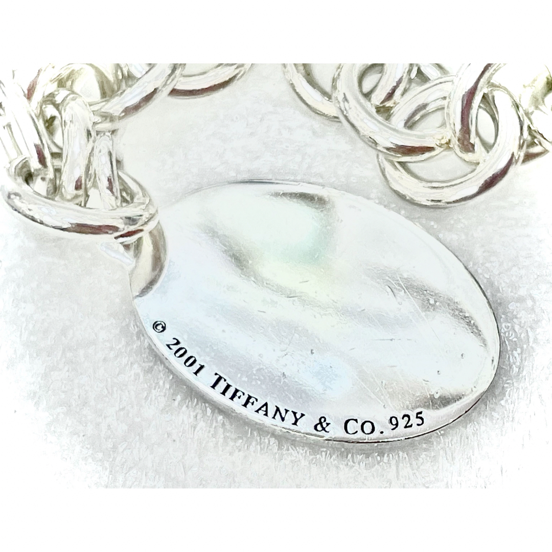 Tiffany & Co.(ティファニー)の希少品★美品★ティファニー アメリカ🇺🇸星条旗 オーバル タグ ブレスレット★ レディースのアクセサリー(ブレスレット/バングル)の商品写真