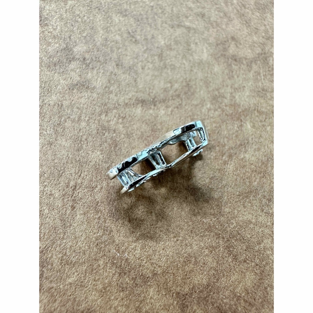 新品❗️K18WG ダイヤ0.25ct イニシャル〈N〉ペンダントヘッド大