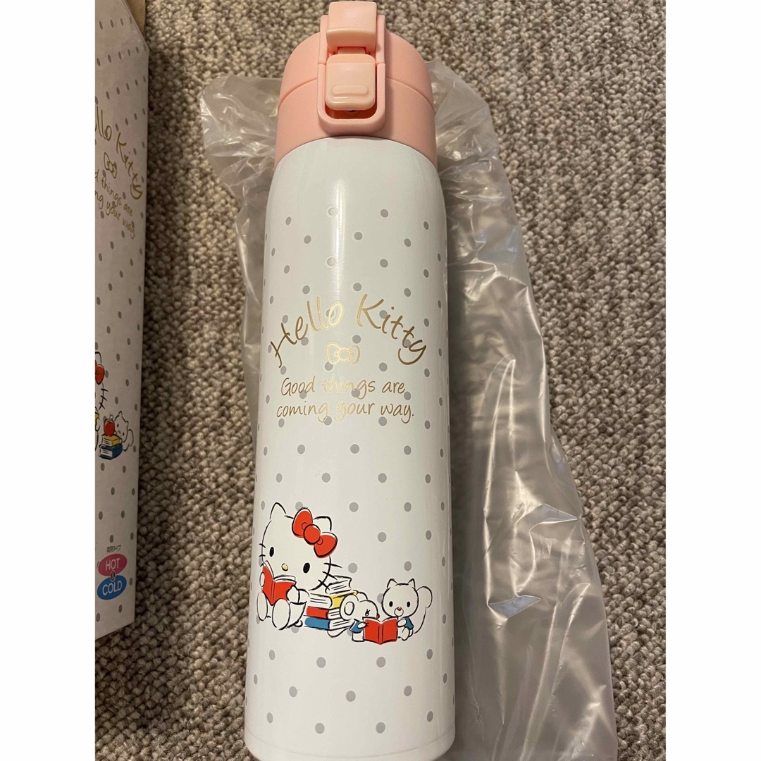 サンリオ - キティちゃん 水筒&ストローカップの通販 by sana サンリオ - キティちゃん 水筒&ストローカップの通販 by sana